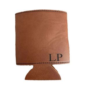 Refroidisseur de canettes personnalisé avec monogramme - Manchon et support pour canettes de bière - Cadeau unique pour lui - Product Image 4