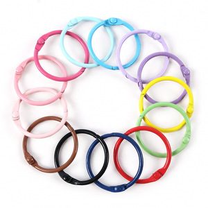 Colorful 30mm Book Binding <strong>Ring</strong> Metal Iron Open O <strong>Ring</strong> for Books or <strong>Keyrings</strong> - Product Image 6