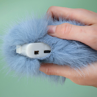 Nouvelle décoration de queue de voiture électrique à commande vocale, créative, en peluche, télécommandée, avec rembourrage en coton PP