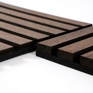 Panneaux muraux acoustiques en MDF en bois, style design industriel, absorption acoustique, écologiques, utilisation en hôpital, hôtel, solutions de conception graphique - Product Image 1