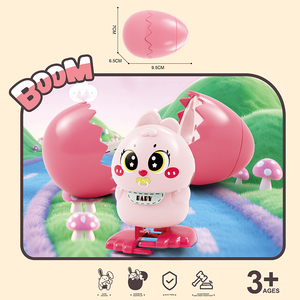 AJB Œufs Surprise à Remonter Coquilles d'œufs en Plastique Modèles d'animaux marcheurs automatiques Jouets Nouveauté pour Enfants Anniversaire Pâques - Product Image 4