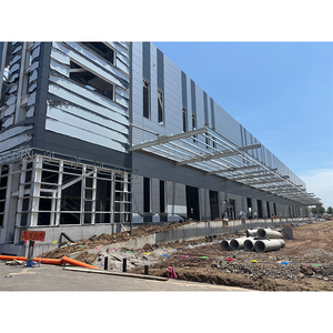 Edificio de Estructura de Acero Ligero de Gran Envergadura, Edificio Metálico Prefabricado con Resistencia al Viento, Almacén Industrial, Taller, Fábrica - Product Image 3