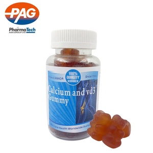 Etiqueta Privada vitamina D3 <span class=keywords><strong>gomitas</strong></span> <span class=keywords><strong>con</strong></span> la dieta de calcio de goma para los niños - Product Image 2