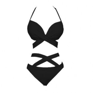 2026 <span class=keywords><strong>Maillot</strong></span> <span class=keywords><strong>de</strong></span> <span class=keywords><strong>bain</strong></span> une pièce sexy pour femme, style Halter, à découpes, bandage, <span class=keywords><strong>Trikini</strong></span>, Monokini, <span class=keywords><strong>Push</strong></span>-<span class=keywords><strong>up</strong></span>, coupe brésilienne - Product Image 1