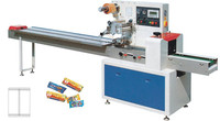 Machine d'emballage automatique à coussin de compression pour biscuits, aliments, chocolat, savon et sacs plastiques, à prix abordable