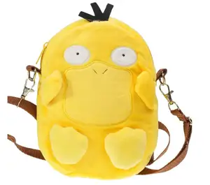 Dessin animé Pokemoned Pika-chu sac à bandoulière en peluche jouet sac porte-monnaie Eevee sac à bandoulière pochette pour enfants
