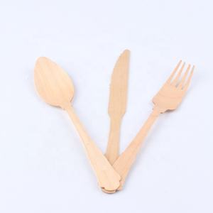 Tenedor Desechable <span class=keywords><strong>HYMY</strong></span> 100% Madera y Bambú, Biodegradable, Ecológico, Cubiertos Elegantes para Acampar - Product Image 4
