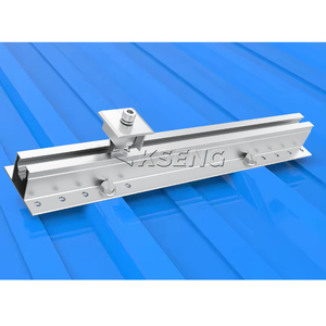 Venta al por mayor <span class=keywords><strong>Perfil</strong></span> de aluminio Estantería de montaje Techo de metal <span class=keywords><strong>Panel</strong></span> <span class=keywords><strong>solar</strong></span> Sistema de montaje sin riel corto Mini riel <span class=keywords><strong>solar</strong></span> - Product Image 1