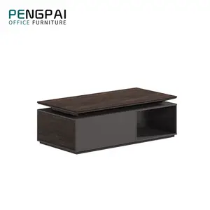 Pengpai moderno rettangolare minimalista in legno per ufficio tavolino per la gestione