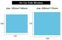 Protecteur d'écran anti-pluie de fenêtre latérale de voiture de qualité supérieure Film de protection de fenêtre de voiture anti-rayures pour Volkswagen