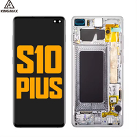 Pantalla Super Amoled para Samsung Galaxy S10 Plus G975 G975F, montaje de pantalla LCD, piezas de repuesto, reparación de pantalla de teléfono rota