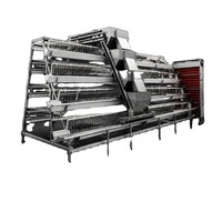 Cage à poules pondeuses automatique de type A, capacité personnalisable pour élevage avicole commercial