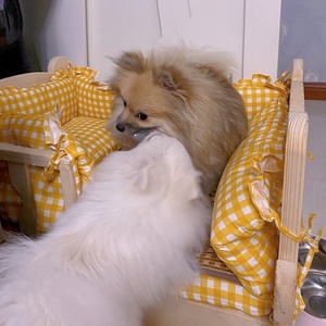 Rideaux de protection pour lit de chien, amovibles, lavables, sans rembourrage, toutes saisons, offre spéciale, fournitures pour animaux de compagnie - Product Image 1