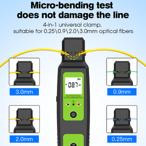 COMPTYCO A-60/A-60+ Identificador de Fibra Óptica con Localizador Visual de Fallas (VFL) de 30mW, Identificador de Fibra Óptica con Probador Láser SM <span class=keywords><strong>MM</strong></span> - Product Image 3