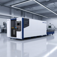 Machine de découpe laser à fibre Han's Laser haute stabilité pour métaux doux, acier inoxydable et tôle de fer