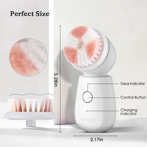 Newdermo <span class=keywords><strong>KINGDO</strong></span>-cepillo de limpieza facial, cerdas de alta tecnología para limpieza profunda, uso cómodo - Product Image 6