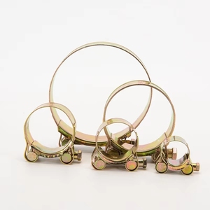Collier <span class=keywords><strong>de</strong></span> serrage <span class=keywords><strong>de</strong></span> style européen Raccord rapide haute <span class=keywords><strong>pression</strong></span> Clips <span class=keywords><strong>de</strong></span> tuyau Collier <span class=keywords><strong>de</strong></span> serrage à boulon unique - Product Image 2