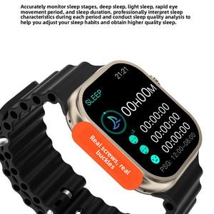Reloj Inteligente T900 Ultra 2 Unisex para Llamadas, Pago sin Conexión Alipay, Frecuencia Cardíaca, Podómetro, Presión Arterial, Cronógrafo, Cuadrado - Product Image 6