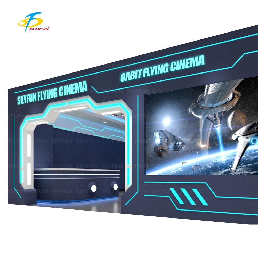 5D 7D 9D Vr Realidad virtual Simulatot 9D VR Flying Cinema 5D Cinema con pantalla 3D sin gafas