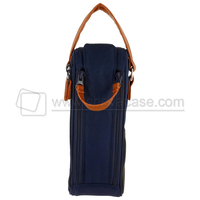 Sac de rangement pour boules de pétanque en nylon rembourré durable avec poignée en cuir