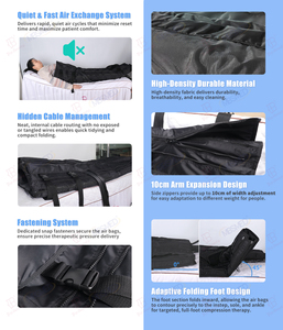 Masajeador de Piernas por Compresión de Aire, Presoterapia Profesional 2 en 1, Máquina de Drenaje Linfático - Product Image 4