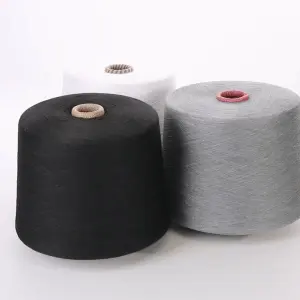 Fil TC haute ténacité 80/20 20/1 fil de coton polyester fil mélangé pour tisser des chaussettes