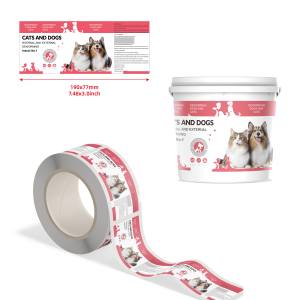 Suministro del fabricante, etiqueta duradera impresa personalizada, diseño de etiqueta de empanadas de carne liofilizada para etiquetas de lista de ingredientes - Product Image 2
