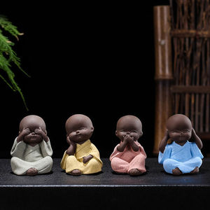 Personnalisé Résine Petit Bouddha Statue Moine Thé Pet Figurine Tathagata Inde Yoga <span class=keywords><strong>Mandala</strong></span> Action Figurines Pour La Maison Jardin Décoration - Product Image 3