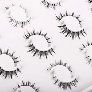 Transparent Terrier 20 pairs 3d Mink Eyelashes False Lashes Thick Makeup Eyelash Lashes Natural Soft Fake Eye Lashes