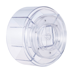 Praise-caja de almacenamiento para suministros de oficina, estante de almacenamiento de escritorio que puede rotar acrílico transparente - Product Image 6