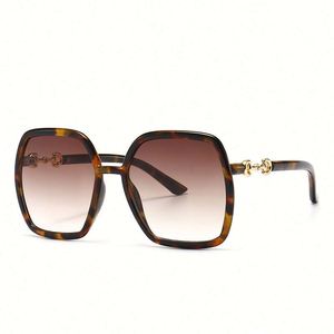 Gafas de Sol de Gran Tamaño con Marco Grande, Estilo Vintage de Lujo 2022, Protección UV400, Lentes Degradadas, Gafas de Sol Cuadradas Extra Grandes para Mujer - Product Image 5