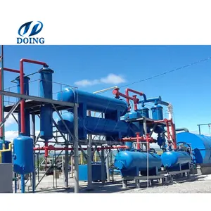 Profitable plastic&rubber processing machinery for extract fuel oil and carbon black pyrolysis plant pyrolysis system