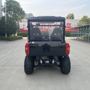Véhicule <span class=keywords><strong>utilitaire</strong></span> 4x4 électrique UTV 2 places certifié EEC <span class=keywords><strong>Quad</strong></span> électrique à transmission automatique pour adultes avec chasse-neige - Product Image 3