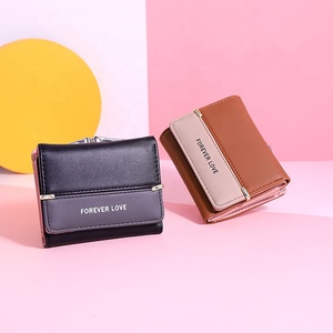 2020 nuevo Color corta de dibujos animados lindo <span class=keywords><strong>monedero</strong></span> tres titular de la <span class=keywords><strong>tarjeta</strong></span> de hebilla pequeña cartera <span class=keywords><strong>para</strong></span> los <span class=keywords><strong>niños</strong></span> - Product Image 2