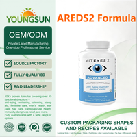 Formule végétalienne AREDS2 avancée pour adultes avec lutéine, zéaxanthine, vitamines C et E pour une meilleure vue - 90 jours d'approvisionnement (180 capsules)