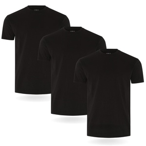 Camiseta de punto transpirable de hip hop para hombre, personalizable, de gran tamaño, con cuello redondo, mezcla de poliéster/algodón de 280 g, de alta calidad, Alemania - Product Image 1