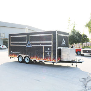 Remorque de nourriture rapide électrique, camions de glace, chariot à café, <span class=keywords><strong>pizza</strong></span>, <span class=keywords><strong>barbecue</strong></span> commercial - Product Image 3