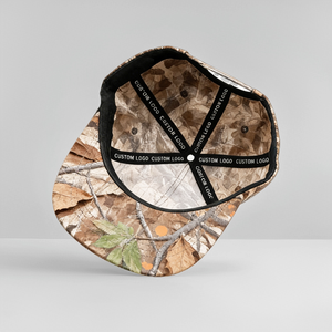 หมวกแก๊ปปักโลโก้ 3 มิติ แบบกำหนดเอง OEM รุ่น Ri 256 ลายพรางย้อนยุค หมวกเชือก หมวกพ่อ หมวกเบสบอล 5 แฉก สำหรับกีฬา - Product Image 5