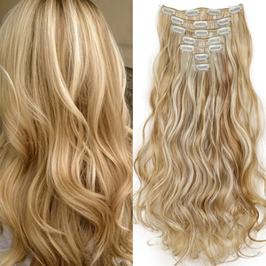 <span class=keywords><strong>ต</strong></span>่อ<span class=keywords><strong>ผม</strong></span>แบบคลิปห<span class=keywords><strong>น</strong></span>ีบสำหรับผู้หญิง แบบผมหยิ<span class=keywords><strong>ก</strong></span>ฟู ชุด 7 ชิ้น เย็บสองชั้<span class=keywords><strong>น</strong></span>ด้วยเครื่องจั<span class=keywords><strong>ก</strong></span>ร เส้นใยทนความร้อนสูง สำหรับสาวๆ - Product Image 1