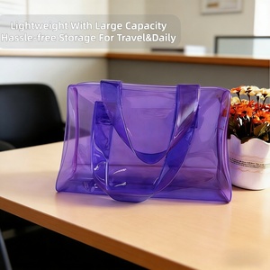 Borsa Impermeabile Personalizzata in PVC con Cerniera, Pochette da Viaggio in TPU per Gioielli, Borsa da Donna, Beauty Case in PVC, Regalo per Signora - Product Image 4