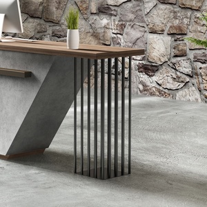 Mostrador <span class=keywords><strong>de</strong></span> Recepción Personalizado <span class=keywords><strong>de</strong></span> Madera para Salón, Hotel, <span class=keywords><strong>Empresa</strong></span> u Oficina - Product Image 4