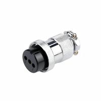 Connecteur d'aviation circulaire GX25 2 à 12 broches en alliage de zinc, prise mâle/femelle, connecteur électrique de couplage 3 à 7A