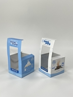 Boîtes d'emballage en papier d'insertion de carton robuste personnalisées en usine Boîte en carton ondulé avec fenêtre transparente