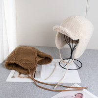Gorro de Invierno Unisex con Forro de Sherpa y Orejeras, con Cordón Ajustable para Hombre y Mujer, Venta al Por Mayor