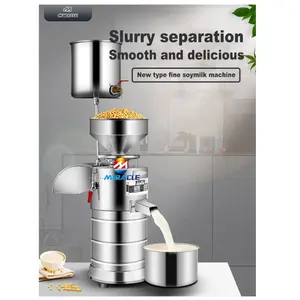 Commercial soy soya bean milk grinder separator machine price