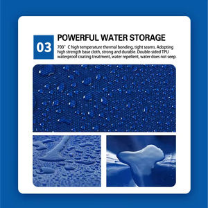 ถังเพาะเลี้ยงปลาอุตสาหกรรม PVC และเหล็กชุบสังกะสีร้อน ยี่ห้อ YUNMA ขนาดสั่งทำได้ 5ม.-1000ม. ความจุสำหรับการเพาะเลี้ยงสัตว์น้ำในร่ม - Product Image 4