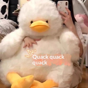 Peluche Canard Mignon et Moelleux, Coussin Canard pour Filles de 0 à 24 Mois, Cadeau d'Anniversaire - Product Image 1
