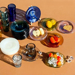 Miniaturas de Vasos y Platos de Vidrio Transparente de Colores para Casa de Muñecas Blythe, Accesorios de Escena BB11 - Product Image 5