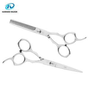 <span class=keywords><strong>Ciseaux</strong></span> pour barbier et coiffeur professionnels, ensemble pour coupe de cheveux, fait main, bon marché, 2 pièces - Product Image 1