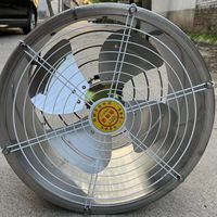 Ventilateur d'extraction électrique en acier inoxydable de fabrication directe, à économie d'énergie, pour système de circulation d'air et de refroidissement pour serres et poulaillers